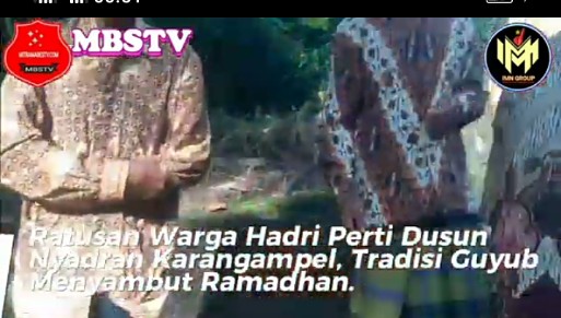 Ratusan Warga Hadri Perti Dusun Nyadran Karangampel, Tradisi Guyub Menyambut Ramadhan.