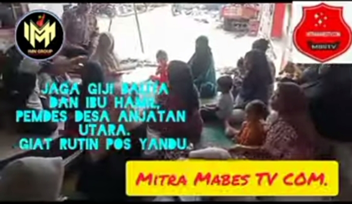 Jaga Gizi Seimbang dan Ibu hamil, Pemdes Anjatan Utara Giat Rutin Posyandu.