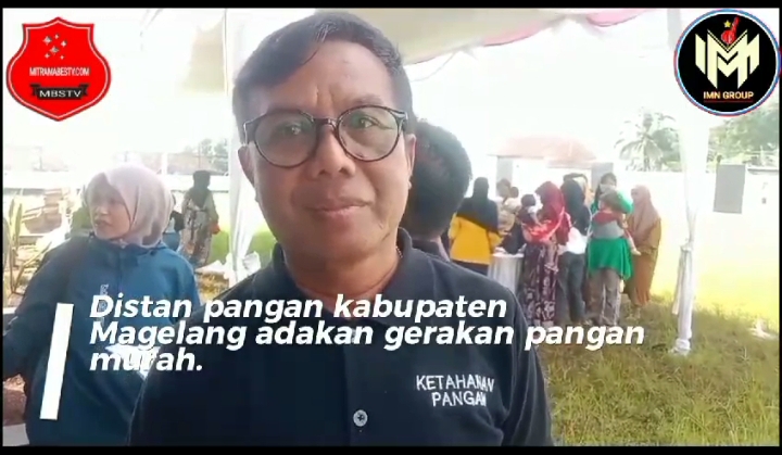 Distan pangan kabupaten Magelang adakan gerakan pangan murah.
