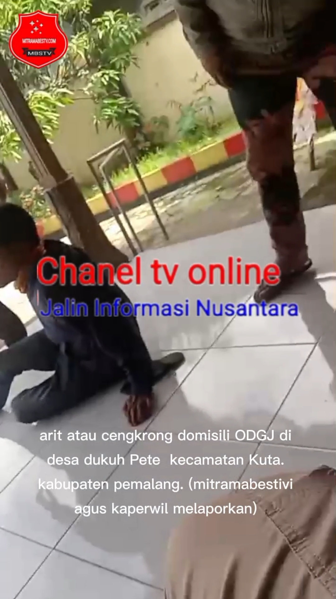 ODGJ Memasuki Polsek Belik