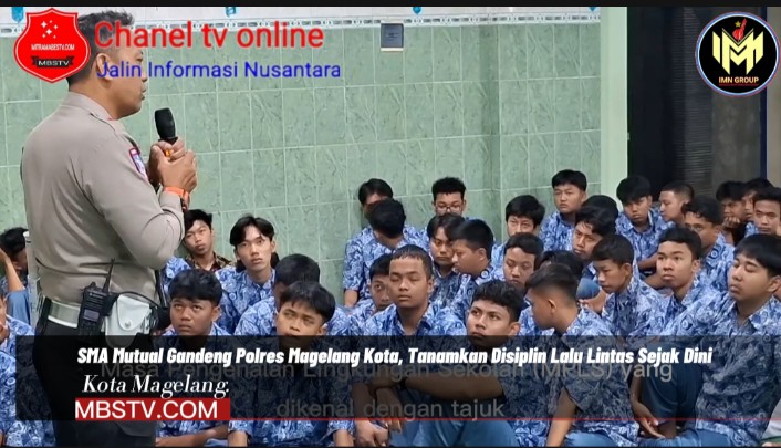 SMA Mutual Gandeng Polres Magelang Kota, Tanamkan Disiplin Lalu Lintas Sejak Dini